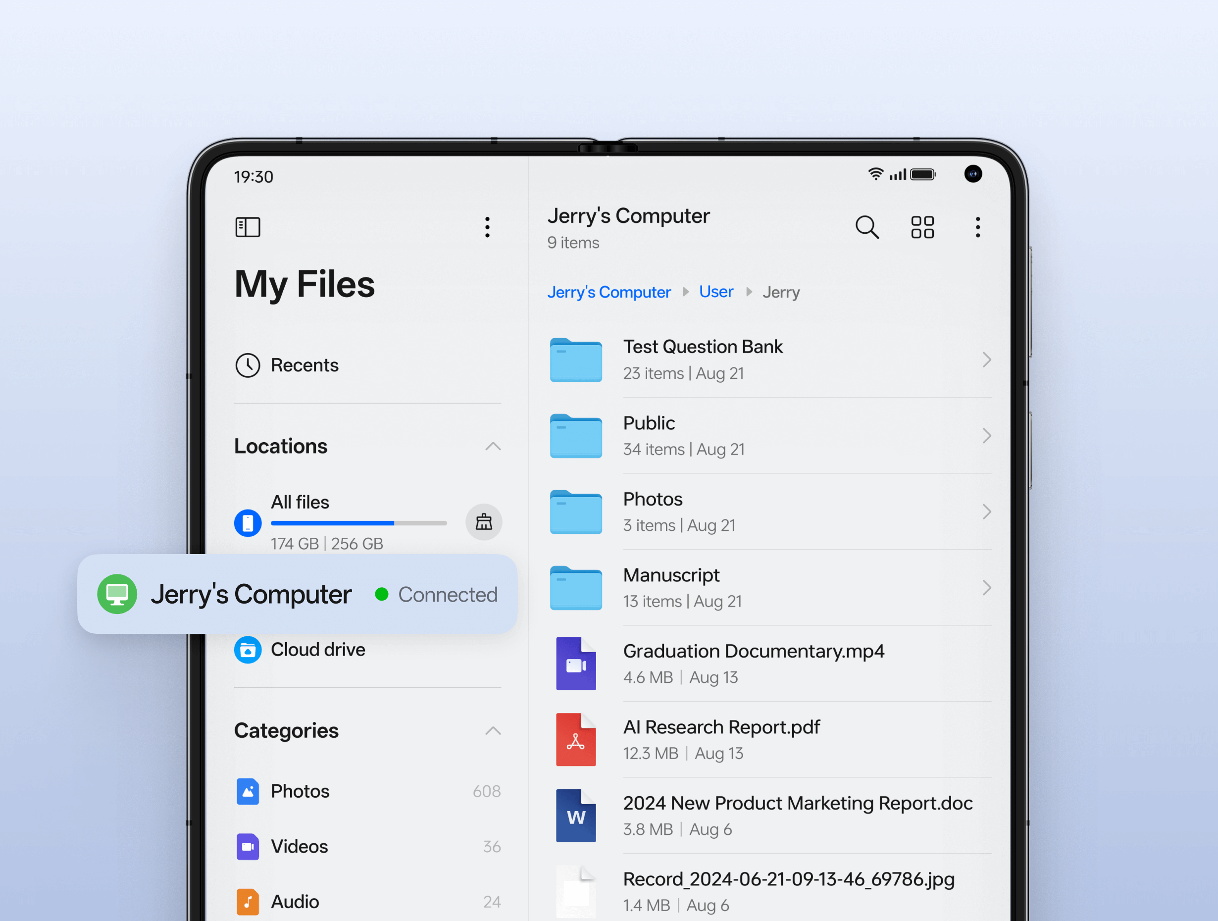 Remote file management preview